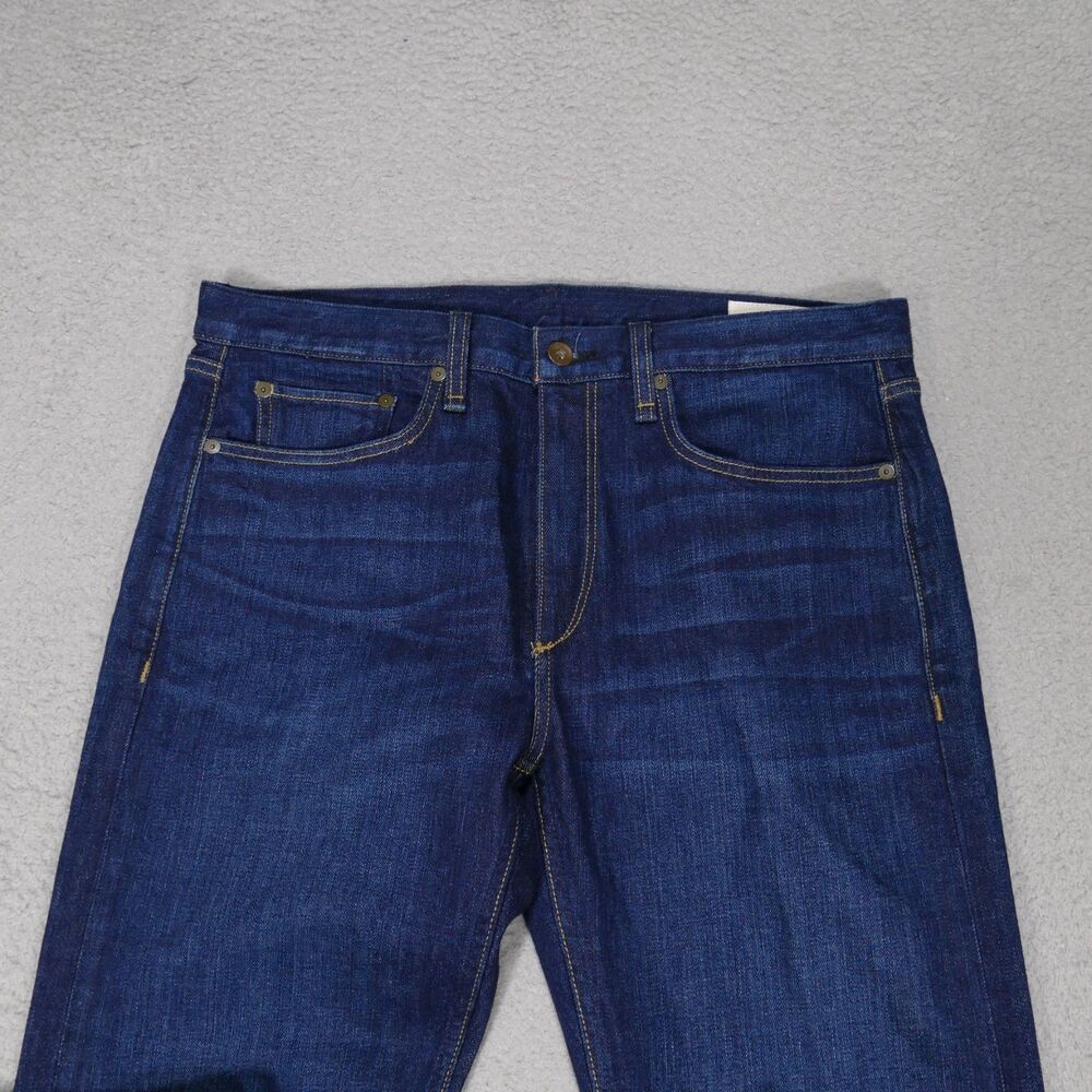 Rag & Bone Jeans Mens 34x29 Dark Wash Denim Fit 2 Slim - Picture 3 of 16